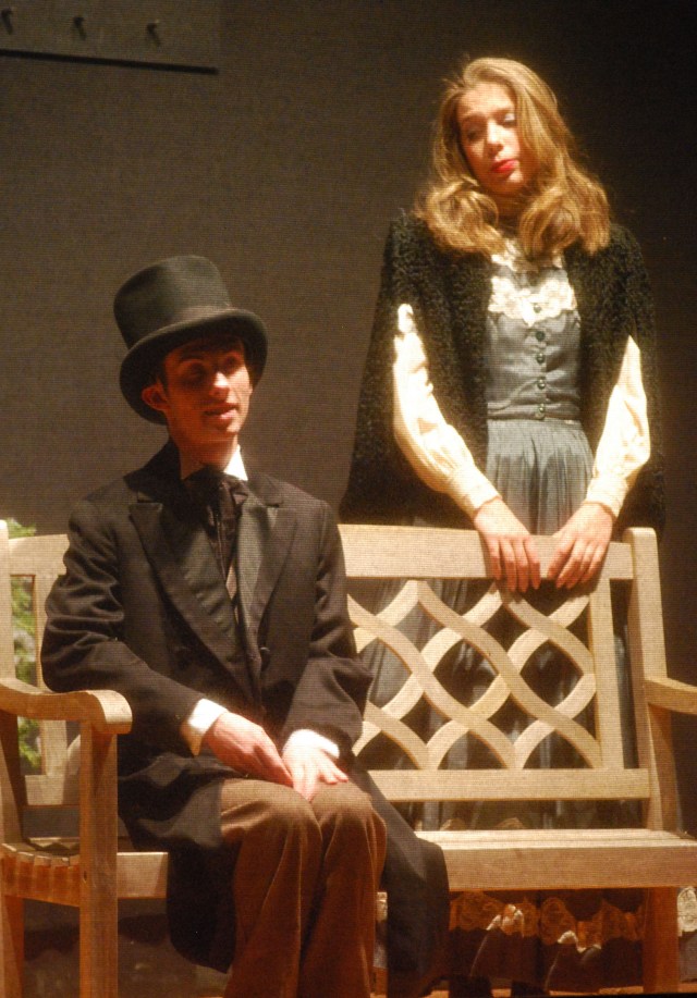 Young Scrooge and Belle